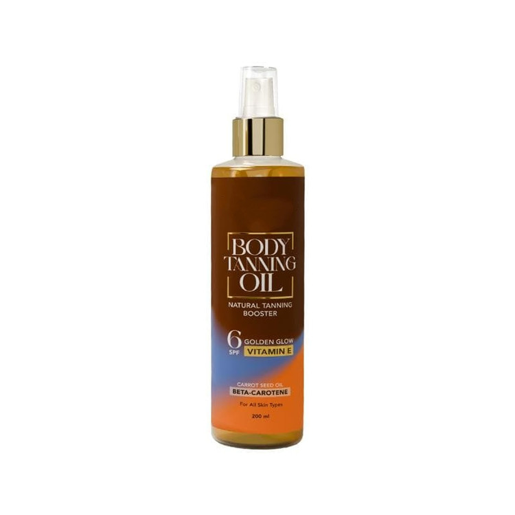 روغن برنزه کننده بدن حاوی بتاکاروتن و روغن هویج 6 SPF